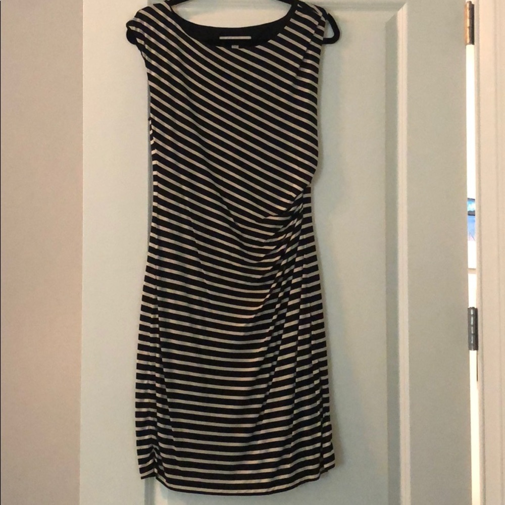 Loft Dress - creme and black